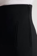 Trousers | Women Scanlan Theodore TAILORED CROP HIGH WAIST TROUSER Black