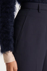 Trousers | Women Scanlan Theodore TAILORED CROP TROUSER Navy