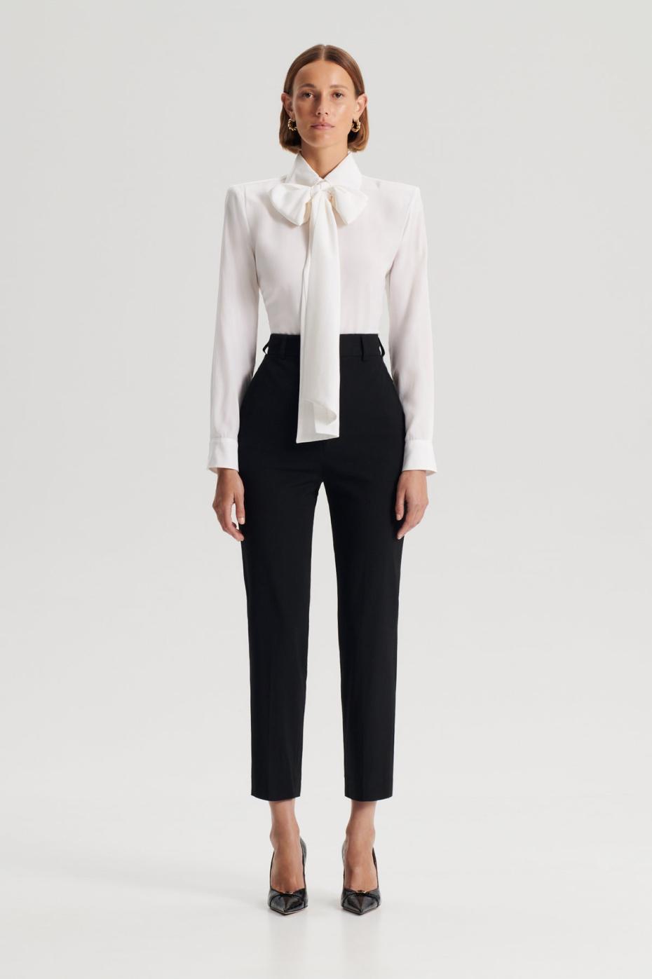 Trousers | Women Scanlan Theodore TAILORED CROPPED TROUSER Black