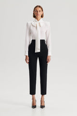 Trousers | Women Scanlan Theodore TAILORED CROPPED TROUSER Black