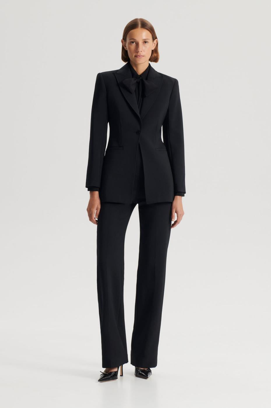 Trousers | Women Scanlan Theodore TAILORED HIGH WAIST TROUSER Black