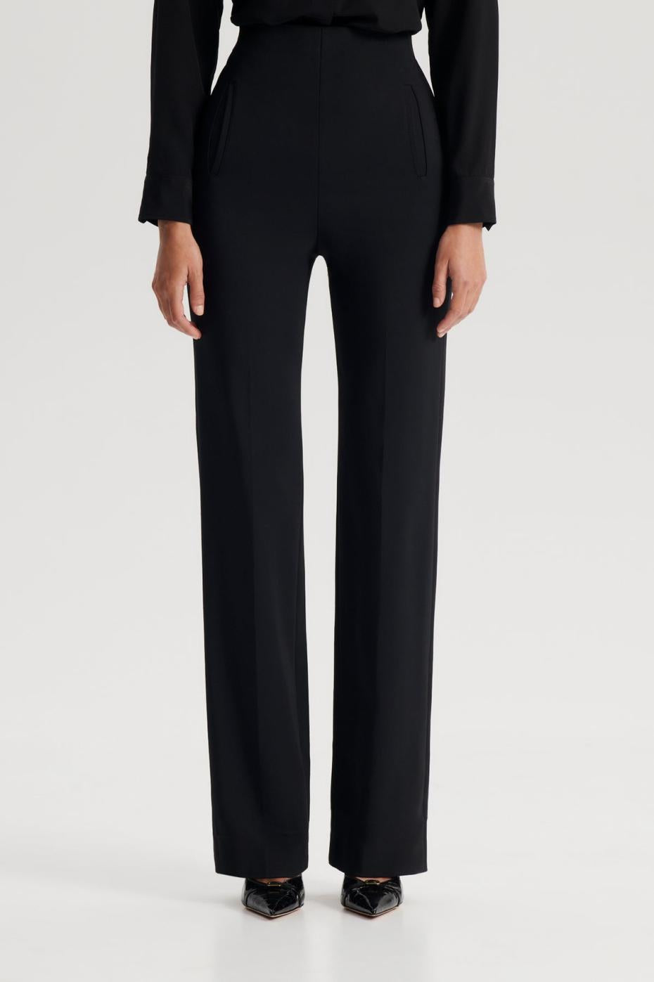 Trousers | Women Scanlan Theodore TAILORED HIGH WAIST TROUSER Black