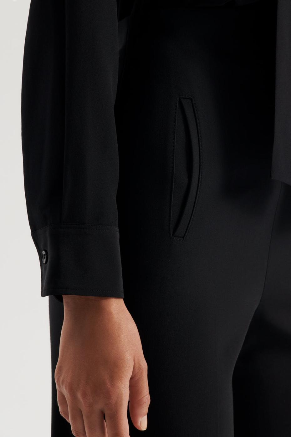 Trousers | Women Scanlan Theodore TAILORED HIGH WAIST TROUSER Black