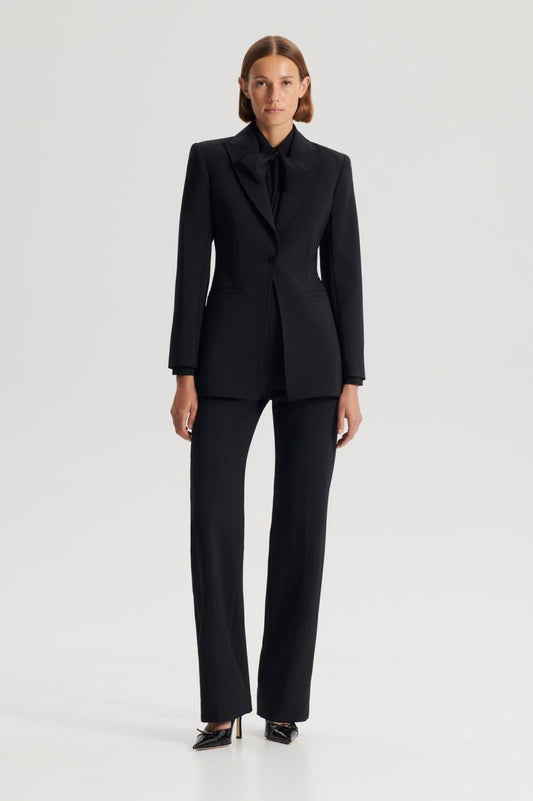 Trousers | Women Scanlan Theodore TAILORED HIGH WAIST TROUSER Black