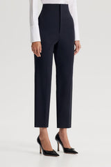 Trousers | Women Scanlan Theodore TAILORED SLIM CROP TROUSER Navy