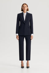 Trousers | Women Scanlan Theodore TAILORED SLIM CROP TROUSER Navy