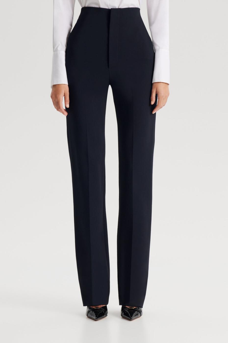 Trousers | Women Scanlan Theodore TAILORED SLIM TROUSER Navy