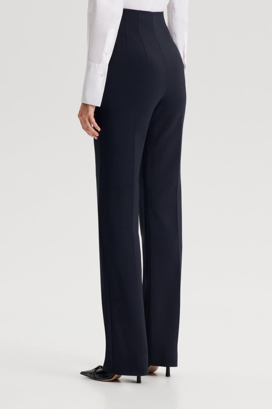 Trousers | Women Scanlan Theodore TAILORED SLIM TROUSER Navy