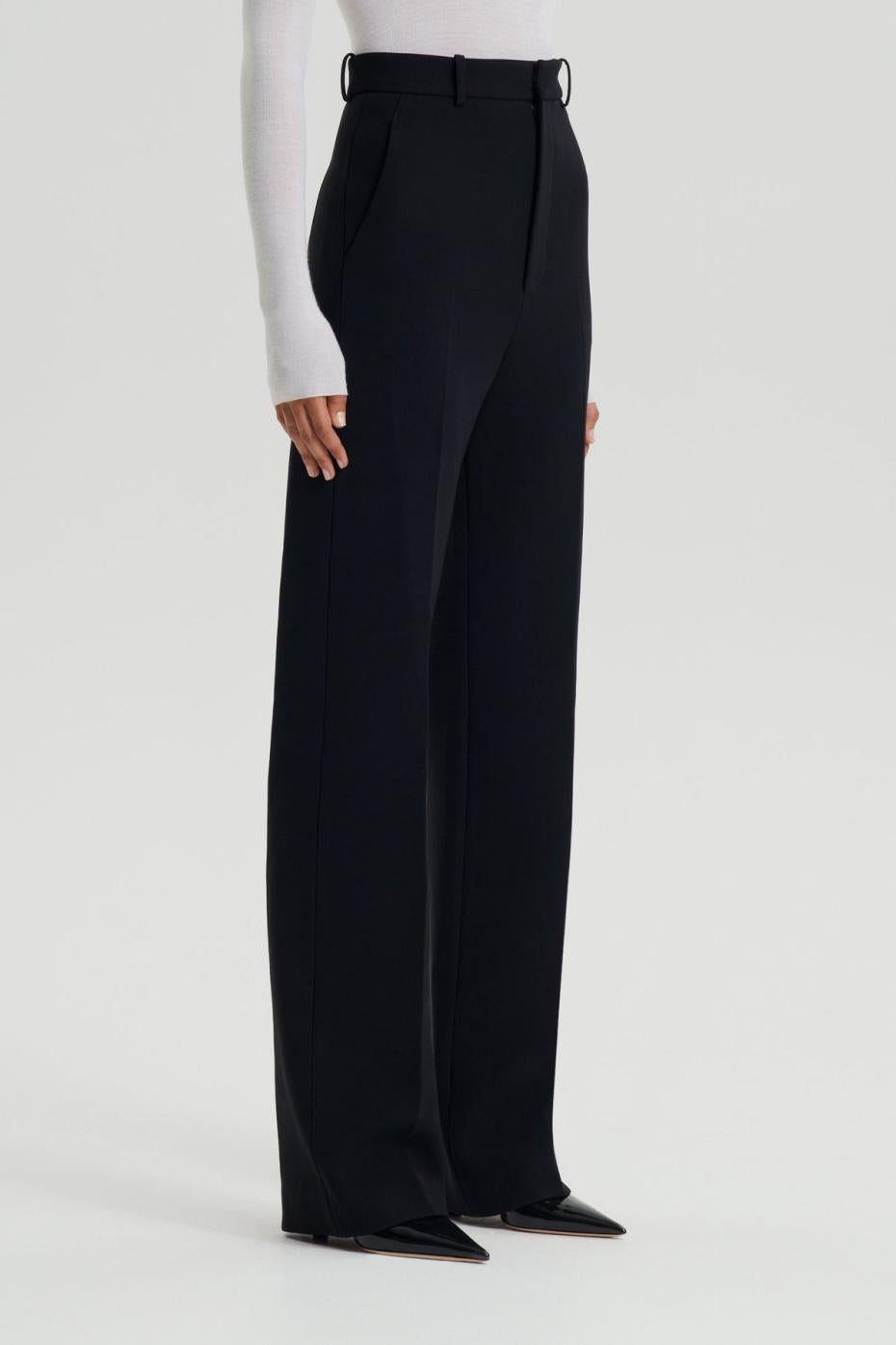 Trousers | Women Scanlan Theodore TAILORED TROUSER Black