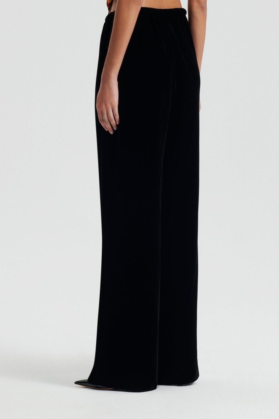 Trousers | Women Scanlan Theodore VELVET TROUSER Black